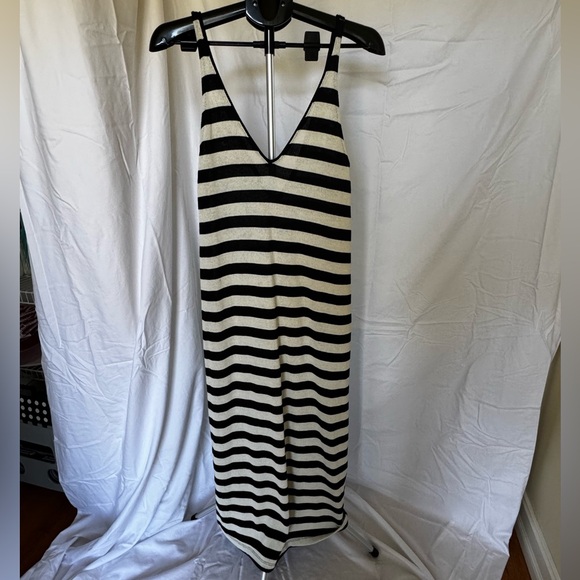 Zara Striped Knit Maxi Dress - Picture 2 of 5